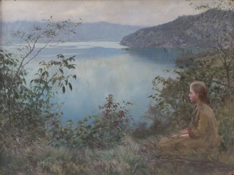 Paul Émile Chabas - Giovane ragazza che contempla il mare, 1891